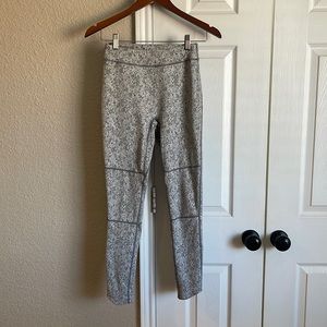 Grey and white detail gymshark legging. Part of a set. Size S